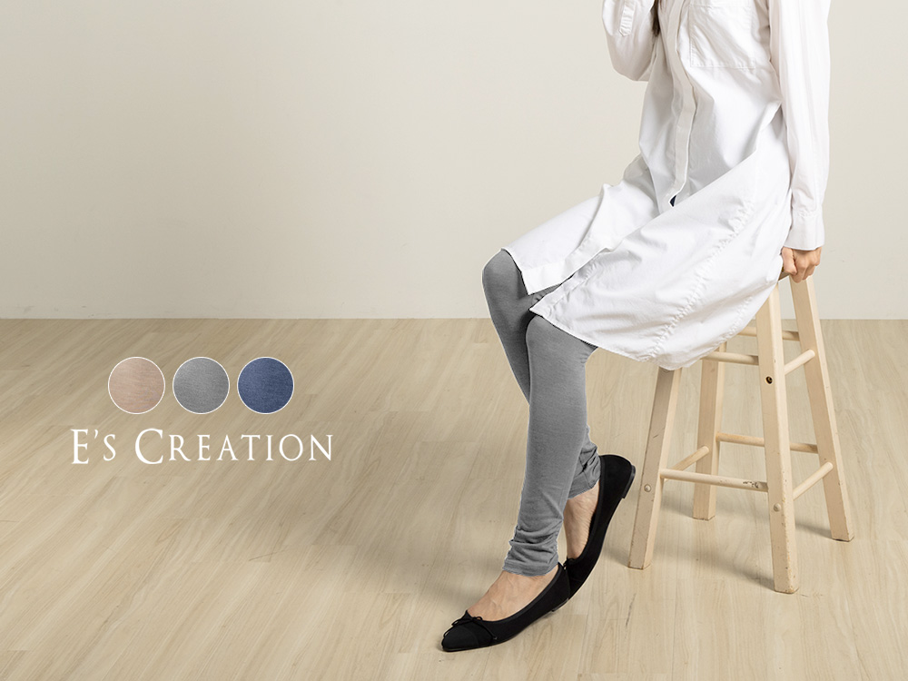 
シルク ハイウエスト レギンス ストレッチ ソフトベア天竺 日本製 ウォッシャブル加工