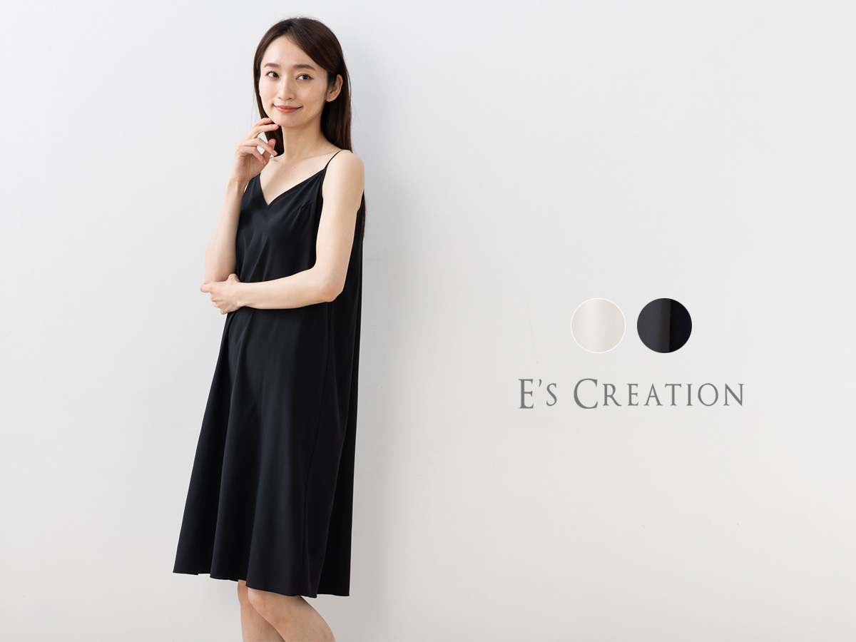 シルク クレープデシン ストレッチ スリップ 100cm丈 日本製