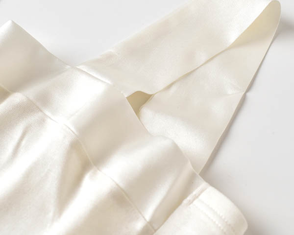 シルク ブラ紐隠し スクエア タンクトップ 日本製