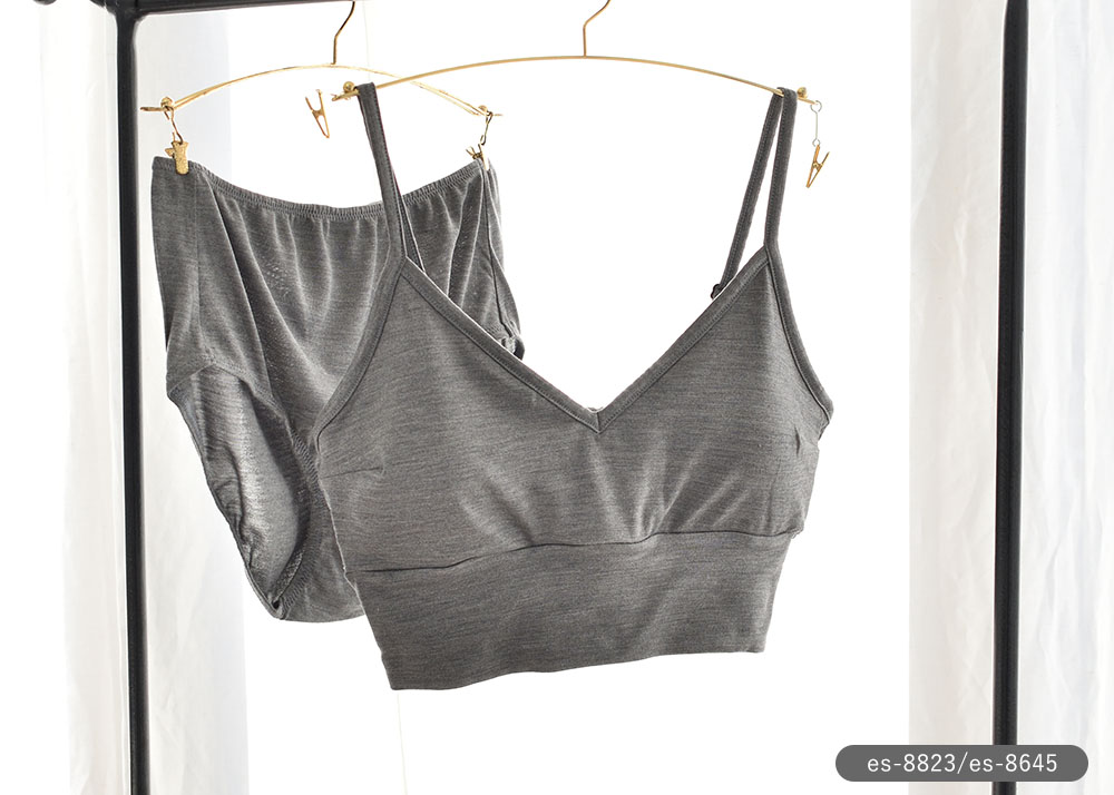 シルク ノンワイヤーブラ ストレッチ ソフトベア天竺 日本製