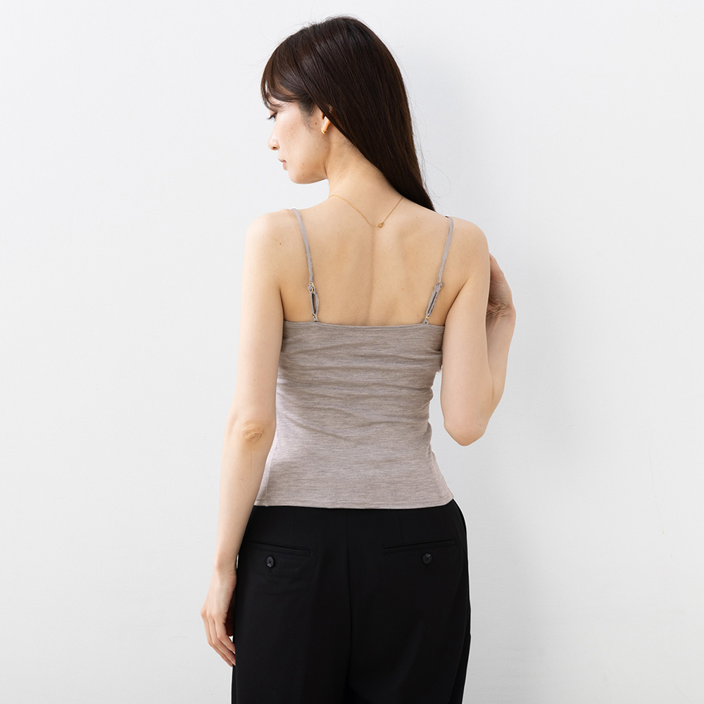 シルク ブラトップ ストレッチ ソフトベア天竺 日本製 ウォッシャブル加工