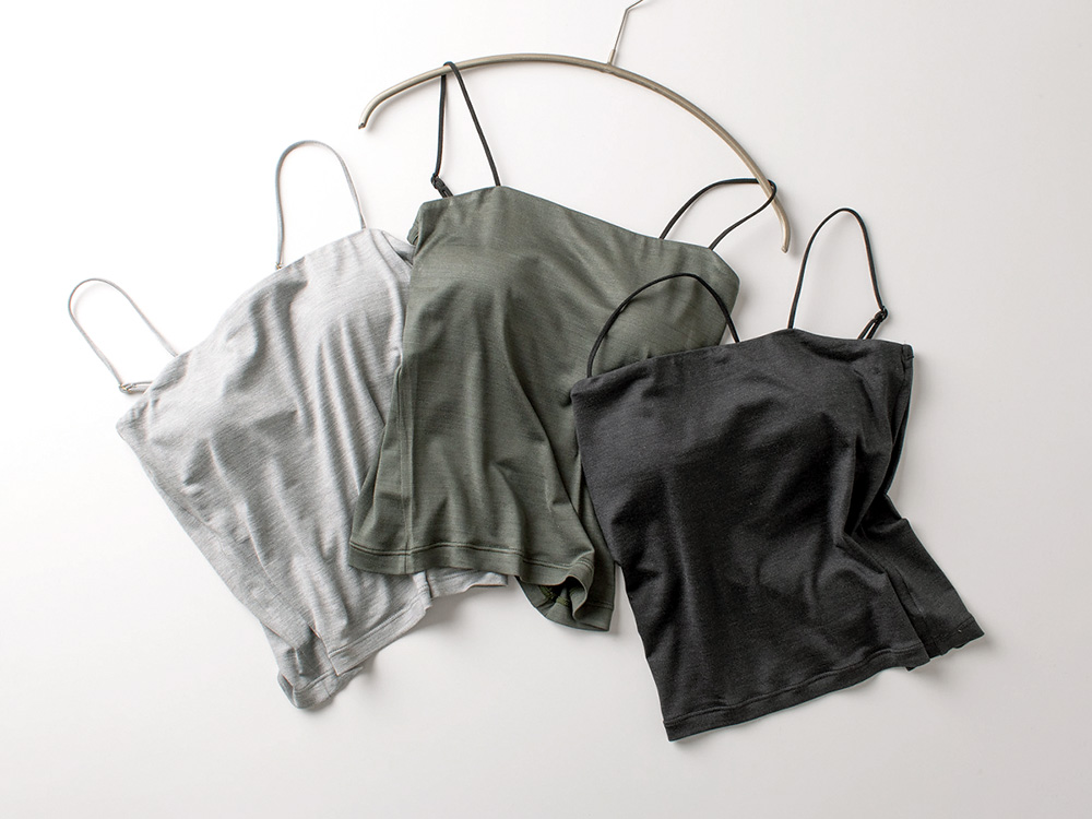 シルク ブラトップ ストレッチ ソフトベア天竺 日本製 ウォッシャブル加工