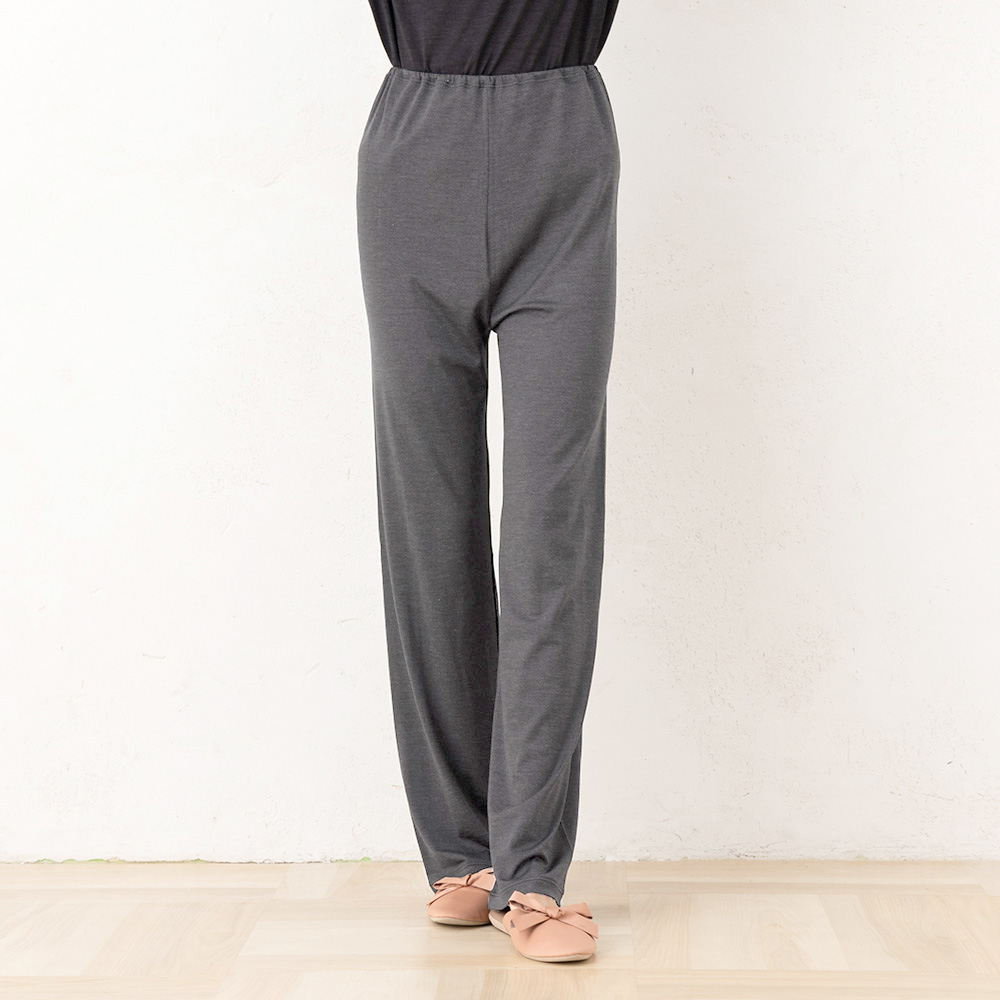 シルク ルームパンツ ストレッチ ソフトベア天竺 日本製 ウォッシャブル加工