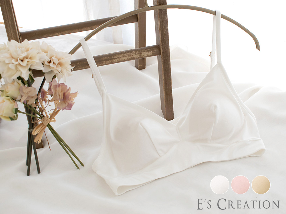 シルク100％スムース ブラトップ 日本製 正絹110g レディース ノンワイヤー