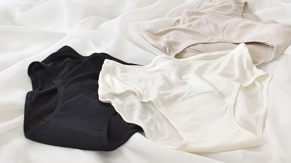 シルク100％ 軽失禁 ショーツ 日本製 【ふわ肌シルク】 