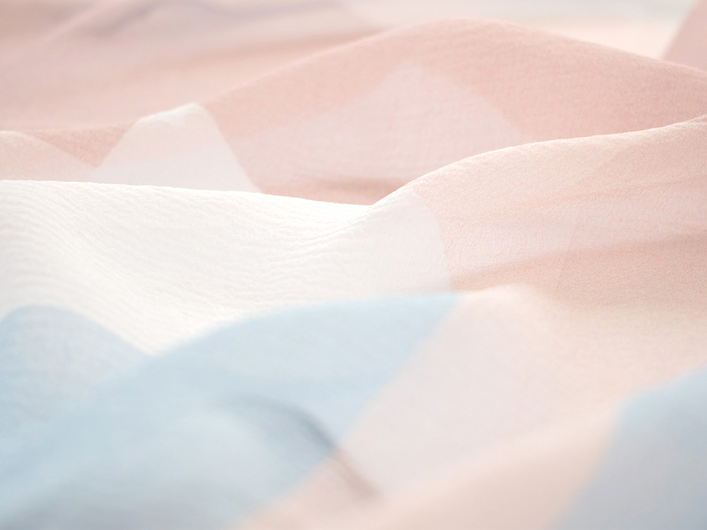 シルク100％シフォン