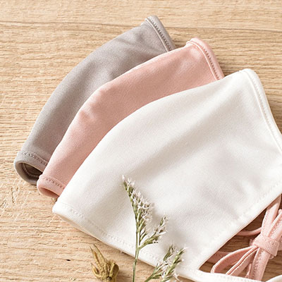 シルク100％ 敏感肌用マスク 紐までシルク 正絹110gスムース 日本製