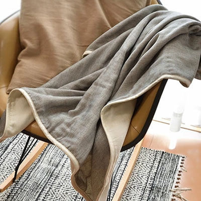 5重織りガーゼケット ハーフ 日本製 コットン100％