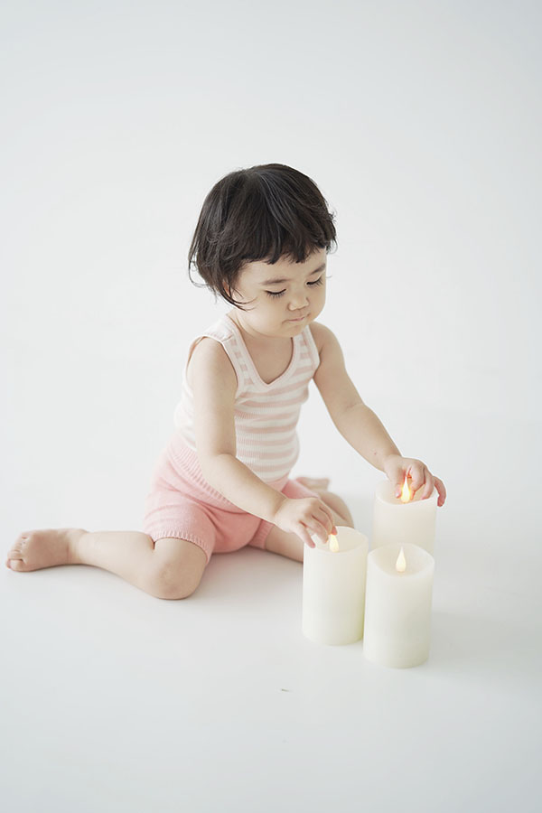 シルクコットン タンクトップ ピンク グリーン ボーダー ネイビーグレー 70cm 80cm 90cm 100cm