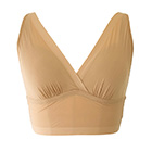 カップ裏シルク バッククロス ノンワイヤーブラ レディース