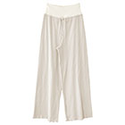 オーガニックコットン100% テレコ シルク腹巻付き パンツ 日本製