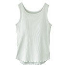 オーガニックコットン100% テレコ カップ付きタンクトップ 日本製