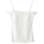 シルクスムース カップ＆汗取りパッド付き キャミソール 日本製 