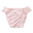 シルク ショーツ フロントレース サニタリー兼用 日本製