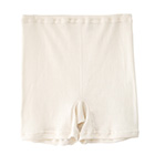 シルク100% テレコ 一分丈 ショーツ 日本製 ウォッシャブル加工