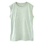 シルク100％ ソフトジャージー カップ付き タンクトップ 日本製