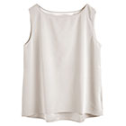 シルクサテンストレッチ タンクトップ 19匁