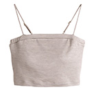 シルク ブラトップ クロップド丈 ストレッチ ソフトベア天竺 日本製 ウォッシャブル加工