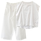 【お得な上下セット】コットンシルクサテン パジャマ 上下セット 日本製