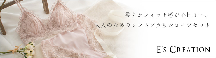 カップ裏シルク ソフトブラ＆ショーツセット 日本製