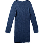 シルク100％ ふわふわ加工 リブニット 7分袖 インナー 日本製