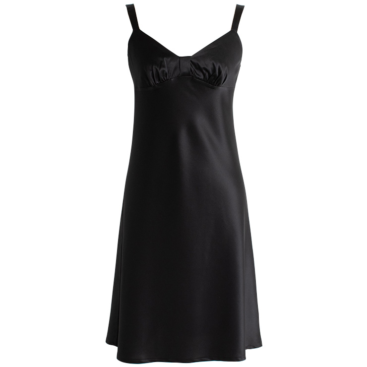 シルク サテン スリップ 90cm丈 日本製