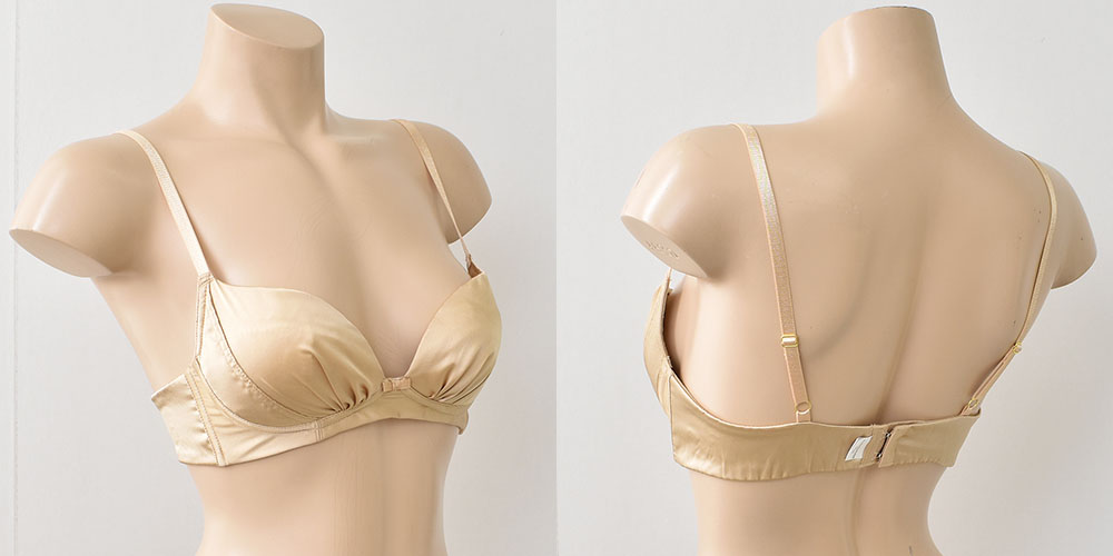 シルク ノンワイヤー ブラジャー