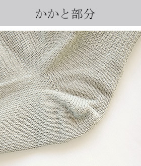 【Men's】 シルク混ストライプの５本指靴下