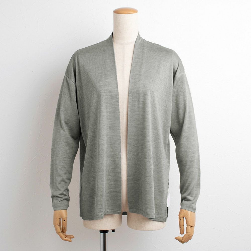 シルク100% ジャージー カーディガン 日本製 ＵＶカット