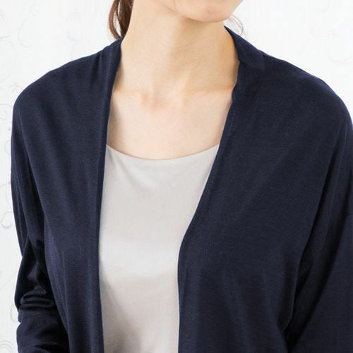 シルク100% ジャージー カーディガン 日本製 ＵＶカット