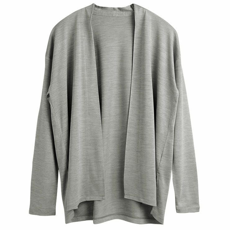 シルク100% ジャージー カーディガン 日本製 ＵＶカット