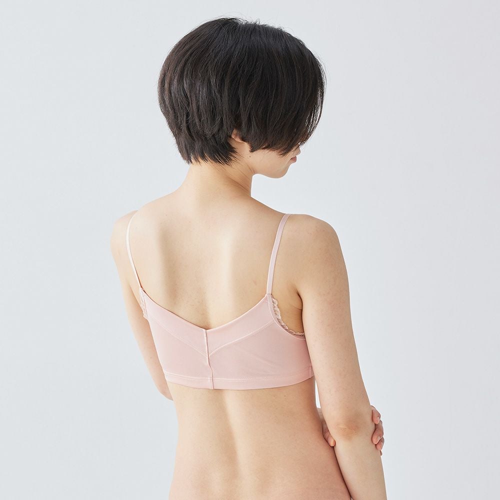 シルク100％スムース ノンワイヤーブラ 日本製