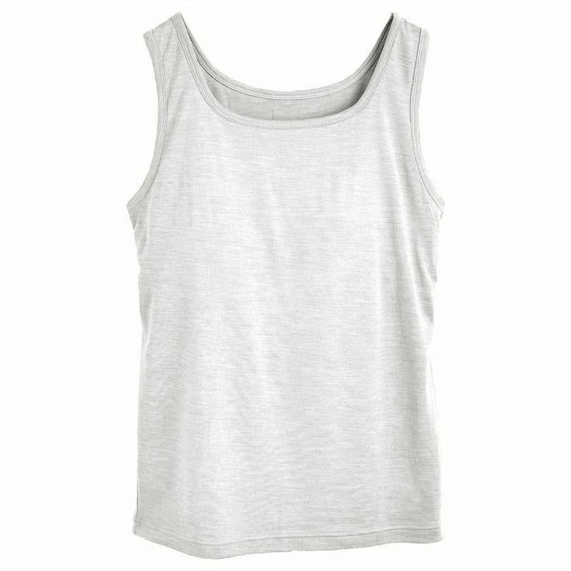 シルク100％ ソフトジャージー カップ付き タンクトップ 日本製 ゆるラク ウォッシャブル加工 
