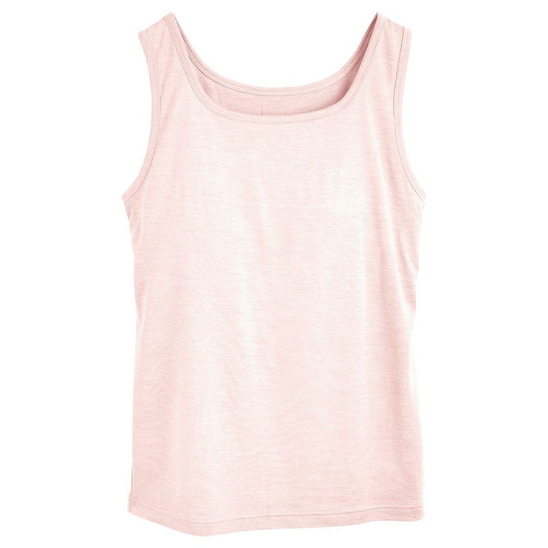 シルク100％ ソフトジャージー カップ付き タンクトップ 日本製 ゆるラク ウォッシャブル加工 