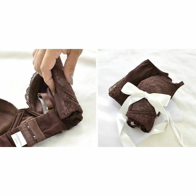 シルク ノンワイヤー ブラジャー＆ショーツ セット