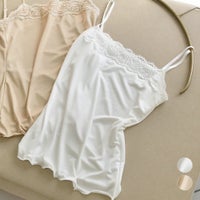 シルクスムース 汗取りパッド付き キャミソール 日本製