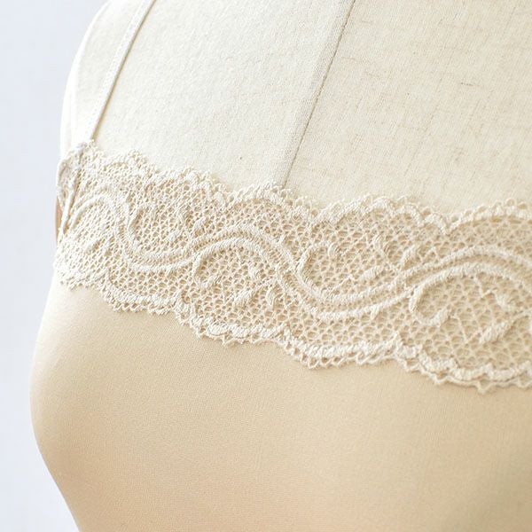 シルクスムース 汗取りパッド付き キャミソール 日本製