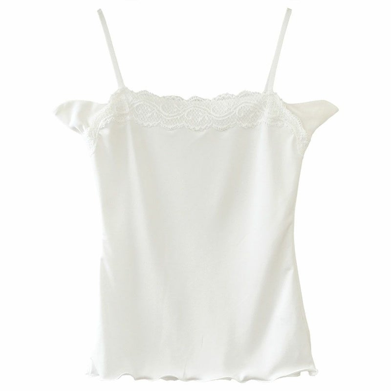 シルクスムース 汗取りパッド付き キャミソール 日本製