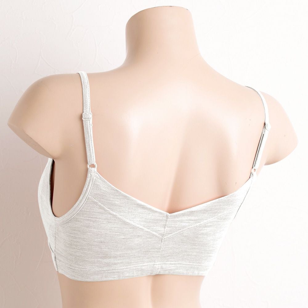 シルク100％ ソフトジャージー ノンワイヤーブラ 日本製