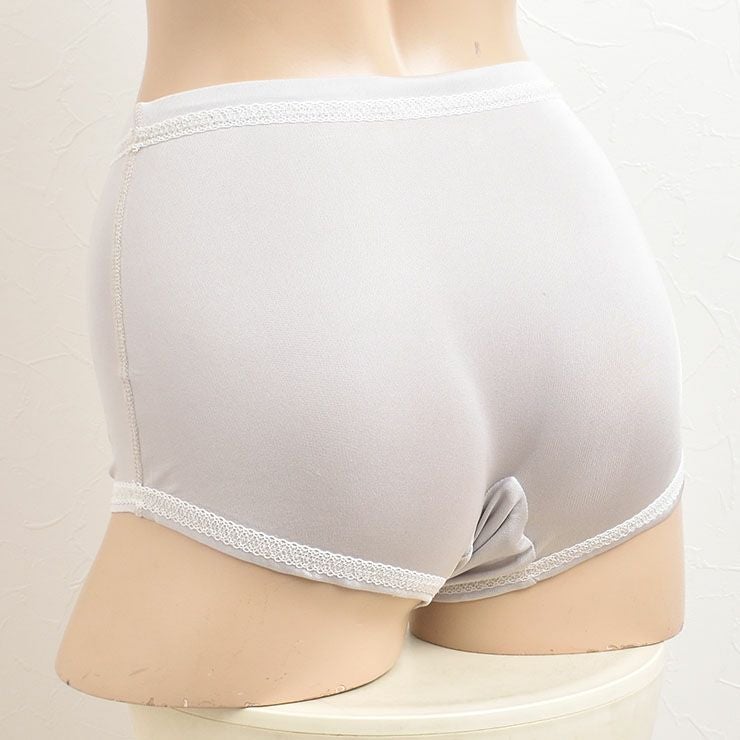  敏感肌用 シルク100％ ショーツ ボクサー 一分丈 サニタリーにも