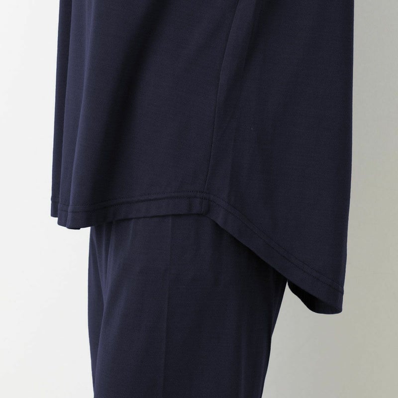 シルク100％ ソフトジャージー パジャマ 上下セット 日本製