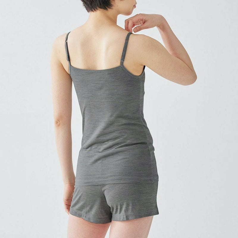 シルク100％ ソフトジャージー カップ付き キャミソール 日本製 ゆるラク ウォッシャブル加工 