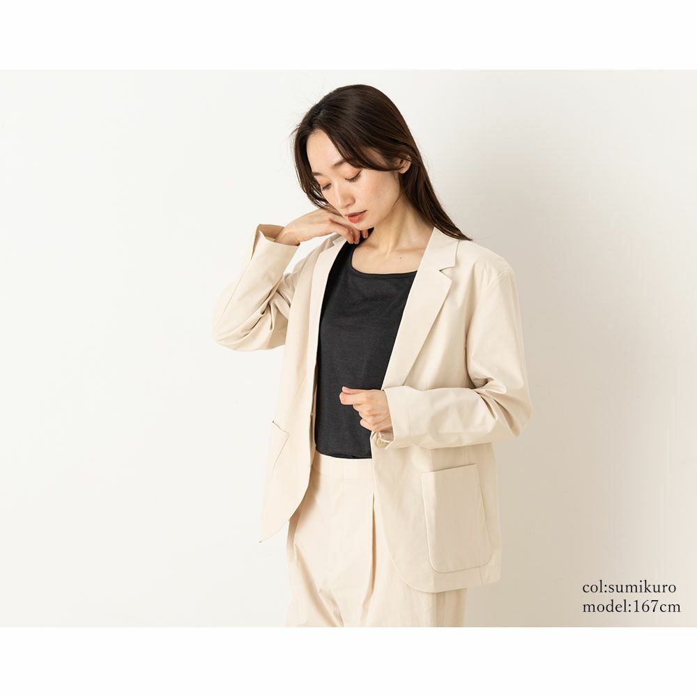 シルク100％ ソフトジャージー タンクトップ 日本製