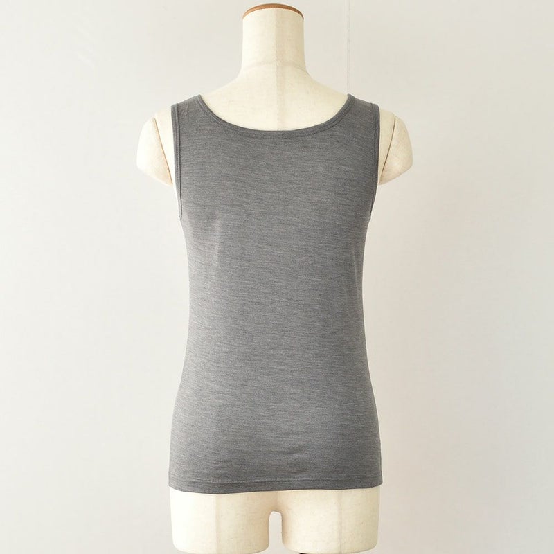 シルク100％ ソフトジャージー タンクトップ 日本製