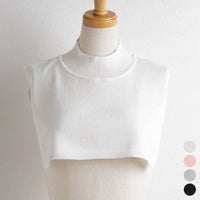 肌側シルク ハイネックウォーマー 外側コットン