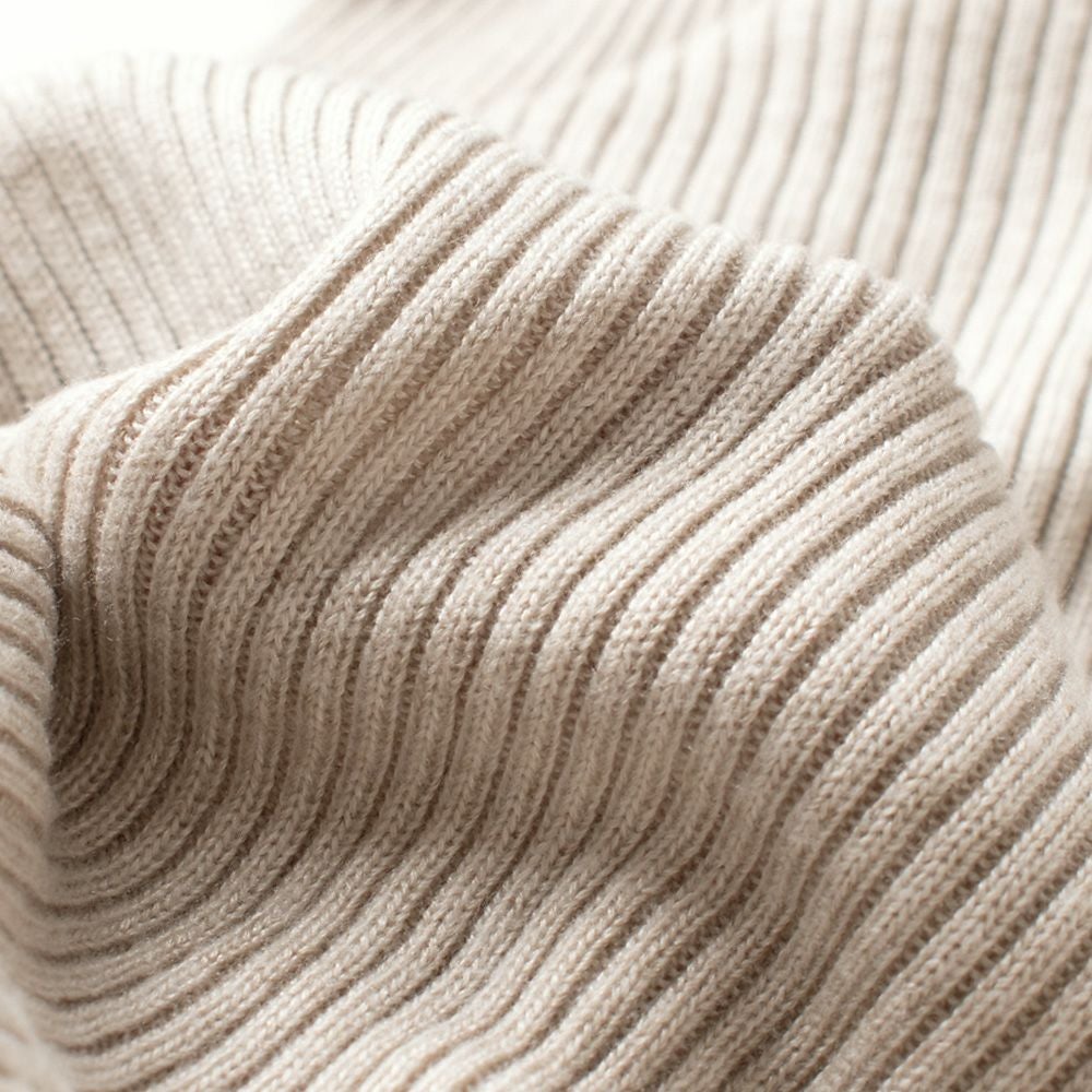 シルク100％ ふわふわ加工 リブニット タンクトップ 日本製 インナー 縫い目のないホールガーメント