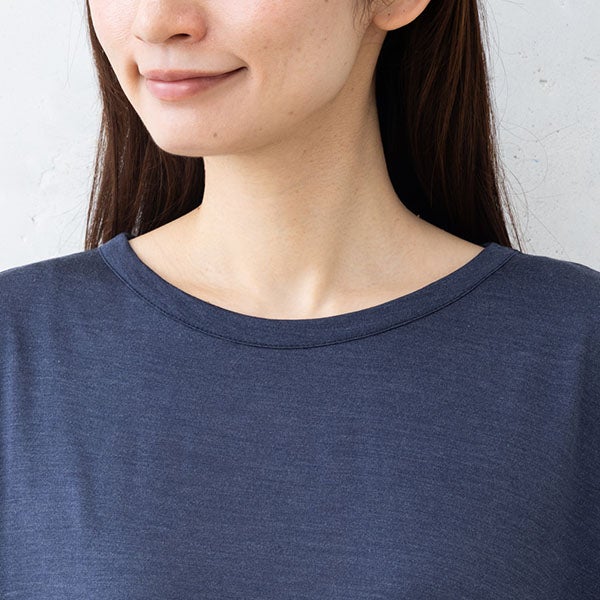 シルク100% ソフトジャージー パジャマ 上下セット ゆったりデザイン 日本製