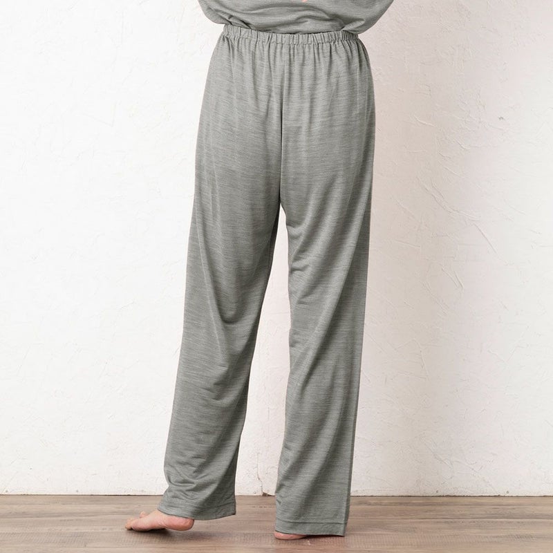 シルク100% ソフトジャージー パジャマ 上下セット ゆったりデザイン 日本製