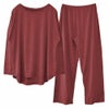 シルク100% ソフトジャージー パジャマ 上下セット ゆったりデザイン 日本製