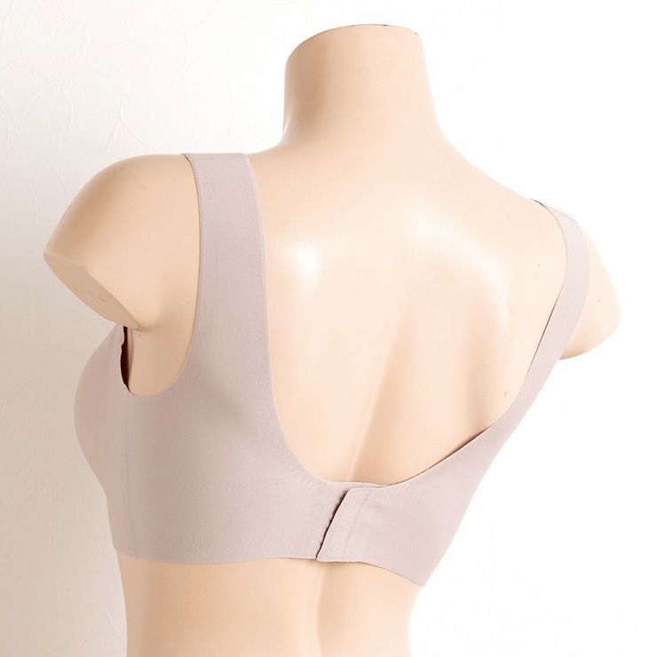 カップ裏シルク ワイヤレスブラジャー レディース